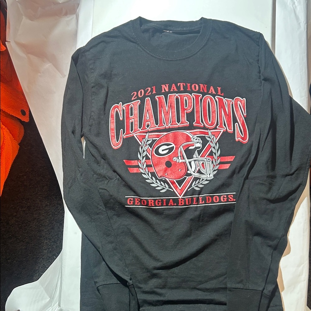 Georgia Bulldogs 2021 National Champions Long Sleeve Shirt